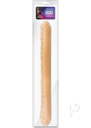 18`` Double Dildo Beige