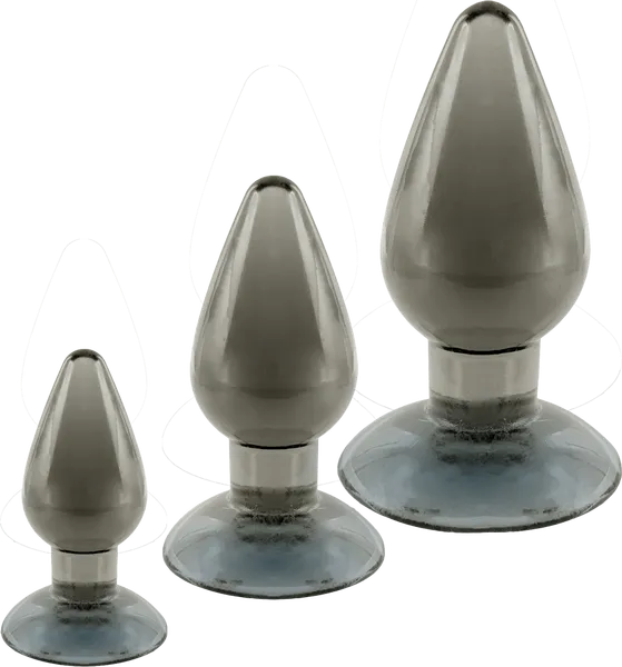 3 In 1 Anal Plug Kit Set