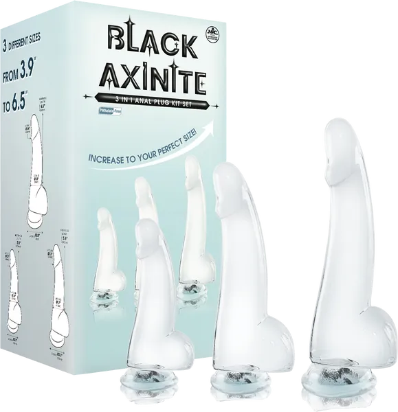 3 In 1 Anal Plug Kit Set
