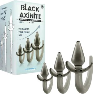 3 In 1 Anal Plug Kit with Tail