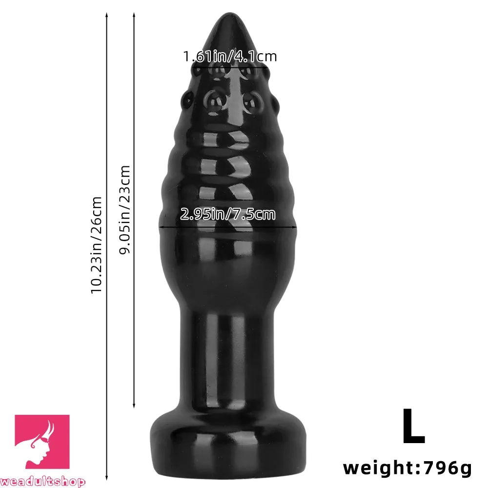 5.51in 7.87in 10.23in Pointed Butt Plug Dildo Suction Cup Anal Love Sex Toy