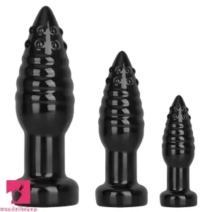 5.51in 7.87in 10.23in Pointed Butt Plug Dildo Suction Cup Anal Love Sex Toy