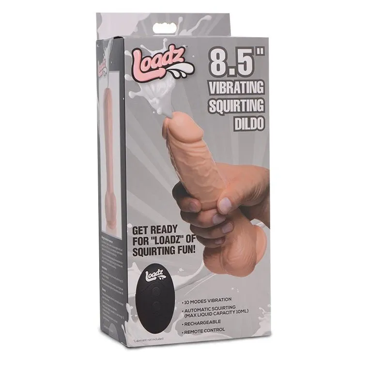 7 Inch Vibrating Squirting Dildo With Remote Control