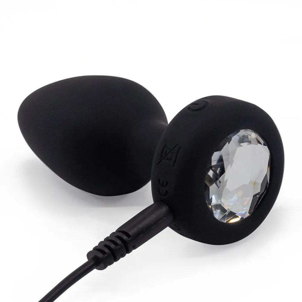 Ashella Vibes Jewel Remote Control Butt Plug Large