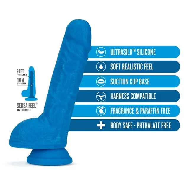 Blush Neo Elite 9 Inch Dual Density Cock with Balls
