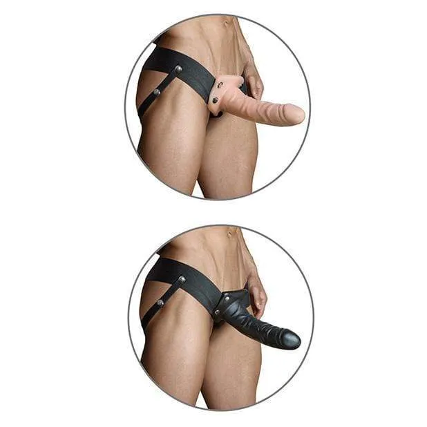 Blush Novelties - Dr Skin Hollow Strap On 6 (Beige)