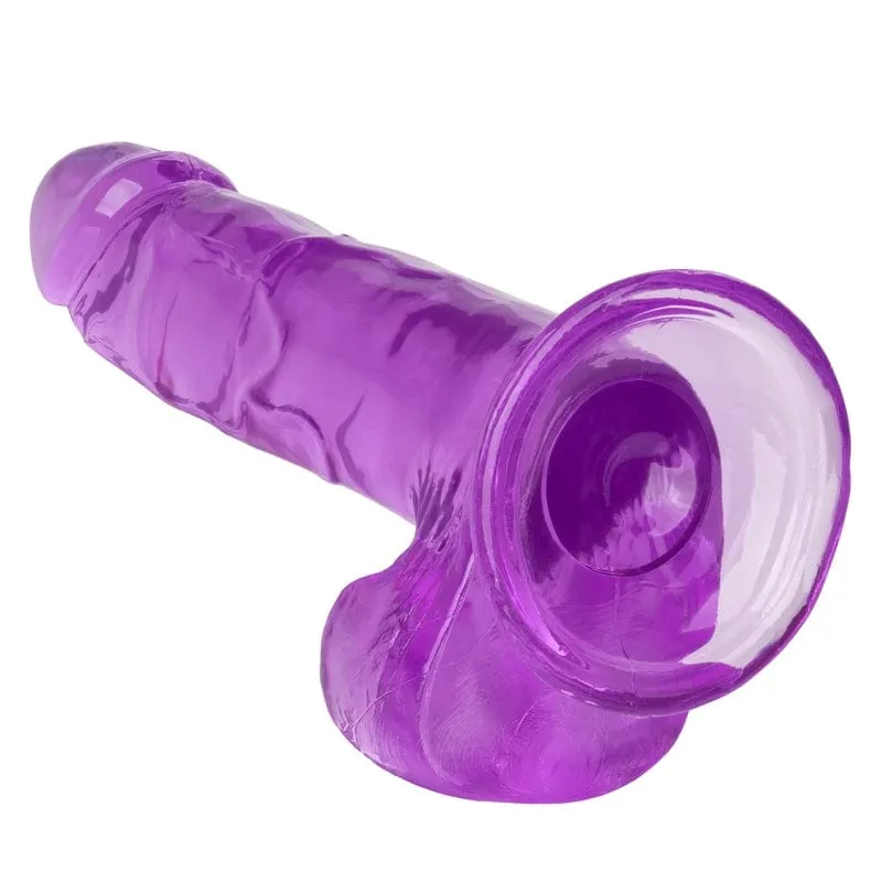 Calexotics Queen 6 Purple Jelly Dildo