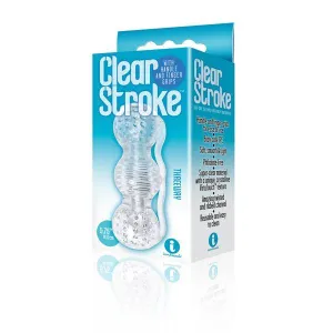 Clear Stroke Threeway Masturbator by Icon