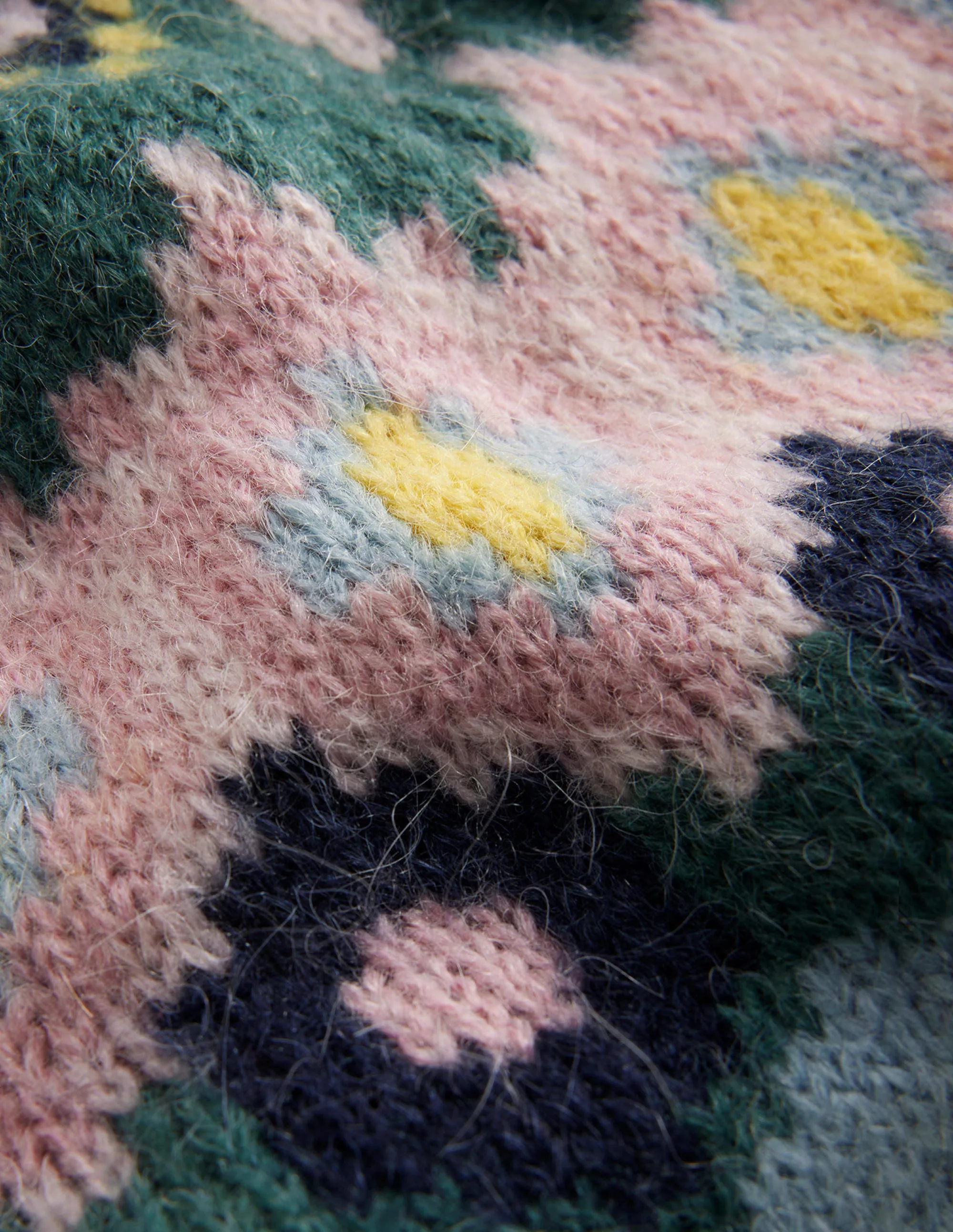 Cosy Fair Isle Sweater-Dusk Blue