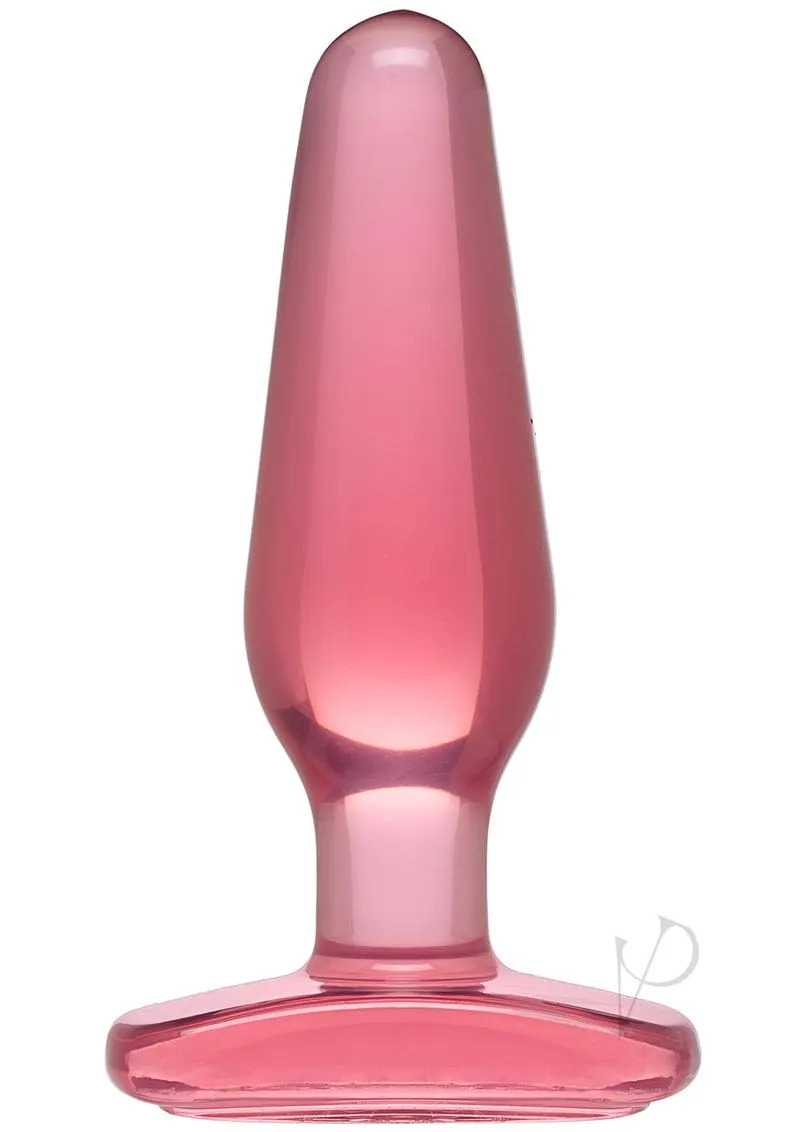 Crystal Jellies Butt Plug Med Pink