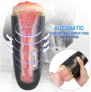 Detachable Pocket Pussy Sex Toy Vibrating Male Masturbator Cup