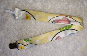 Elephant Cartoon Fabric Pacifier Clips