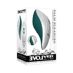 Evolved Palm Pleasure Teal/white