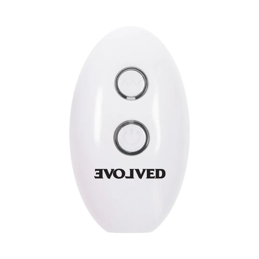 Evolved Paradise Panty Rechargeable Silicone Remote-Controlled Wearable Vibrator Pink/Purple