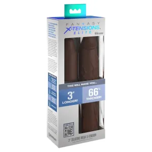 Fantasy X-Tensions Penis Sleeve With Plug 3 by Pipedream Products®