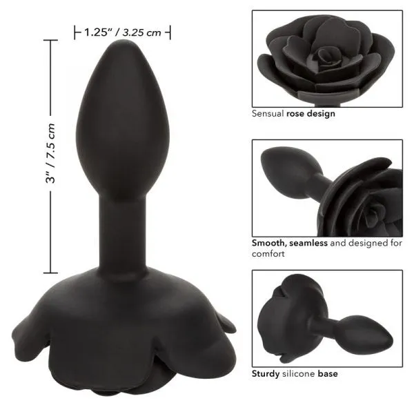 Forbidden Rose Anal Plug Small 3 by Cal Exotics