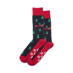 Holiday Trucks Non-Skid Slipper