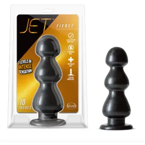 Jet Fierce 10 in. Anal Plug Carbon Metallic Black