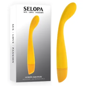 Lemon Squeeze Rechargeable Vibrator 7.25 by Selopa
