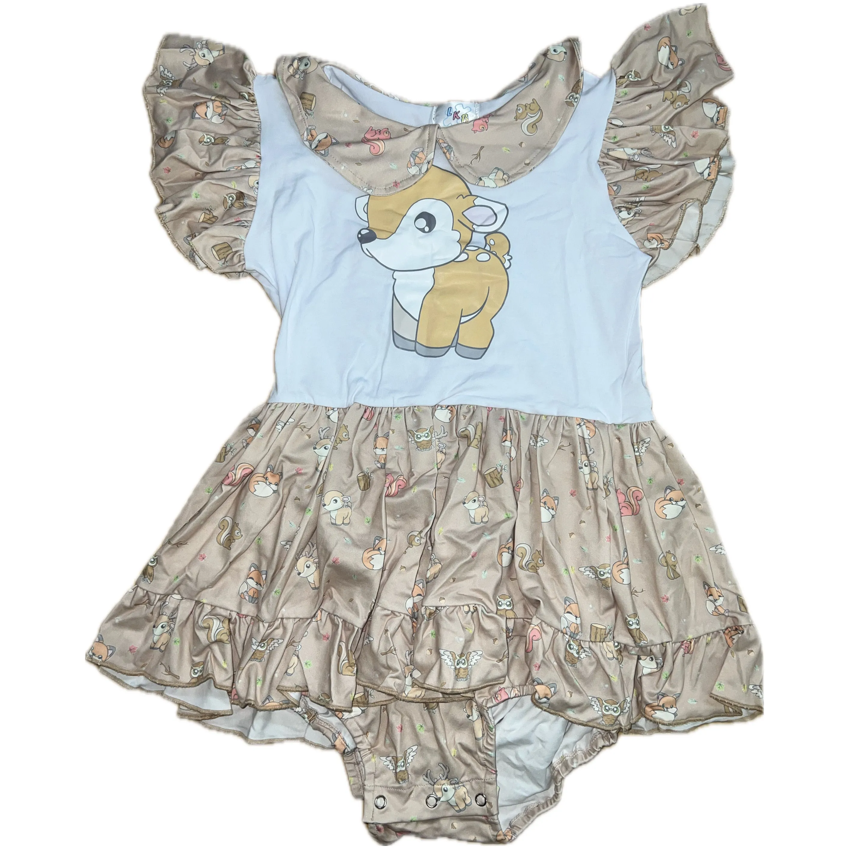 Lil Doe Deer Romper Dress