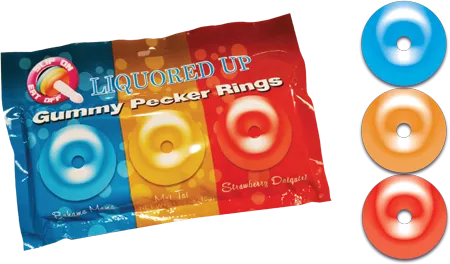 Liquored Up Pecker Gummy Rings (3 Pack)