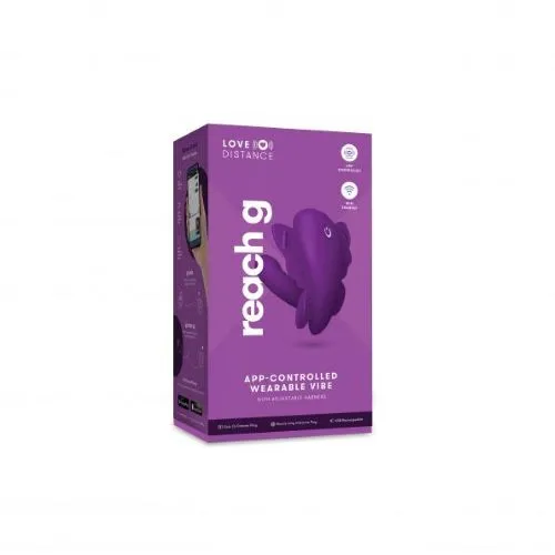 Love Distance Reach G App Controlled Wearable Vibe - Purple
