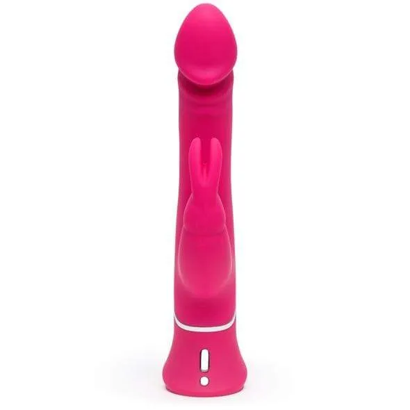 Love Honey - Happy Rabbit Realistic Dual Density Rabbit Vibrator (Pink)