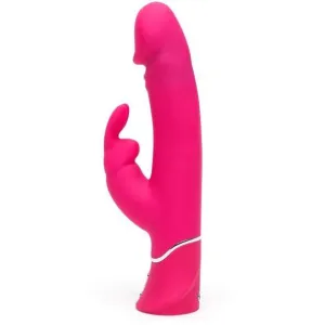 Love Honey - Happy Rabbit Realistic Dual Density Rabbit Vibrator (Pink)