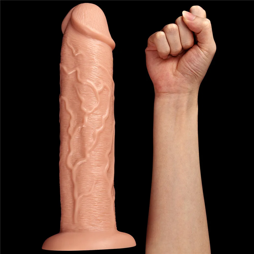 Lovetoy 11 Large Realistic Long Dildo Suction-Cup Dong