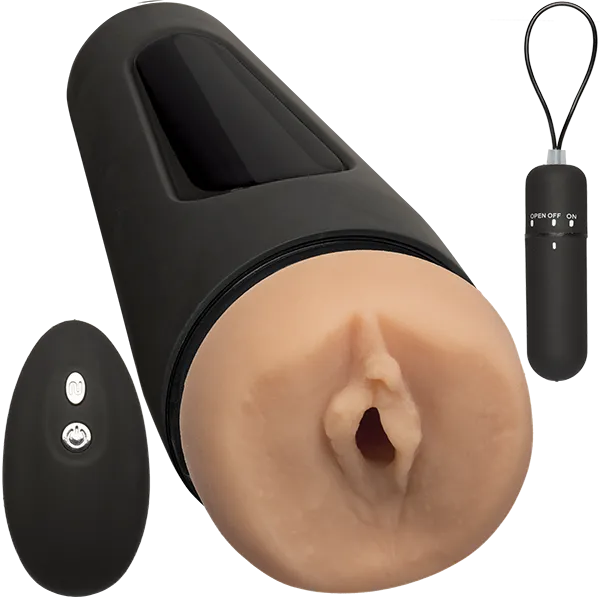 Main Squeeze VIBRO 3D UTRASKYN Vibrating Pocket Pussy Male Masturbator Sex Toy