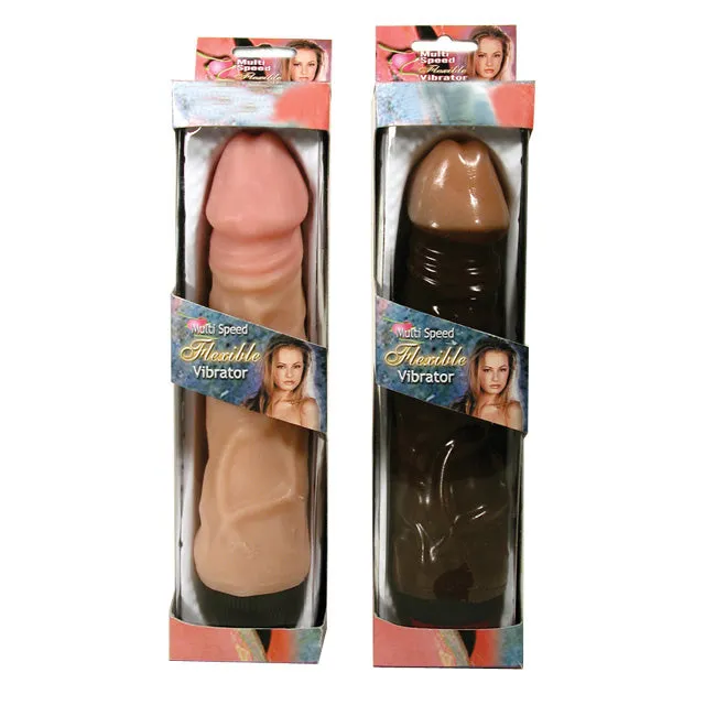 Multi-Speed Flexible Vibrator (Flesh)