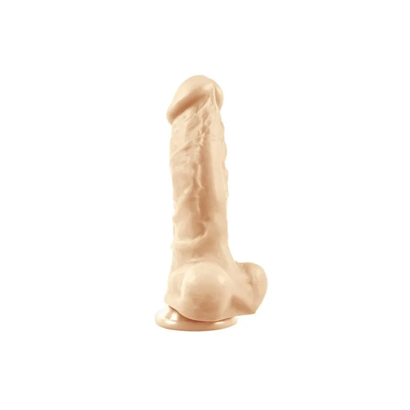 NS Novelties - Colours Pleasures Thick Silicone Suction Cup Realistic Dildo with Balls