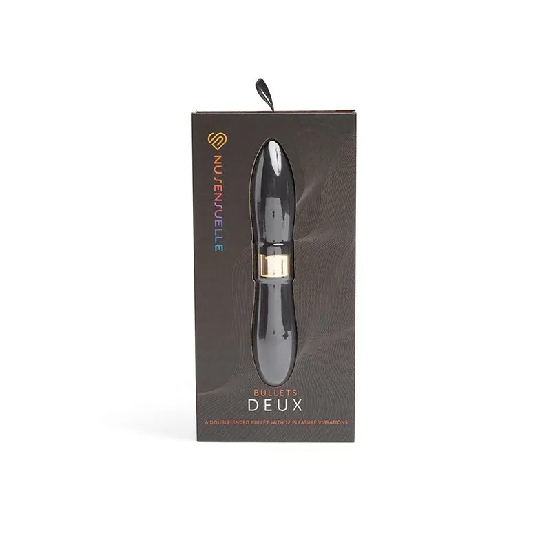 Nu Sensuelle Double-Ended Deux Bullet Black