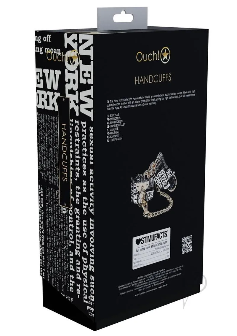 Ouch Ny Coll Handcuffs Blk