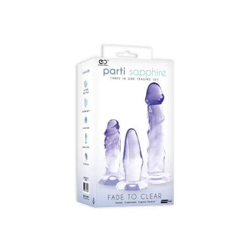 Parti Sapphire 3 in 1 Kit - Transparent Purple 4A