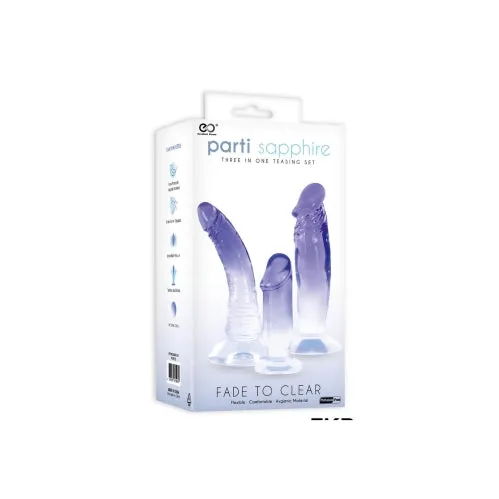 Parti Sapphire 3 in 1 Kit - Transparent Purple 5A