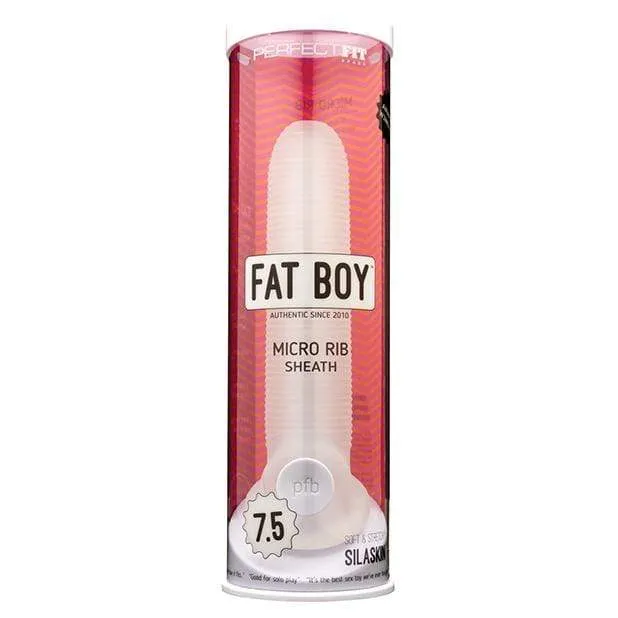 Perfect Fit - Fat Boy Micro Rib Sheath Cock Sleeve
