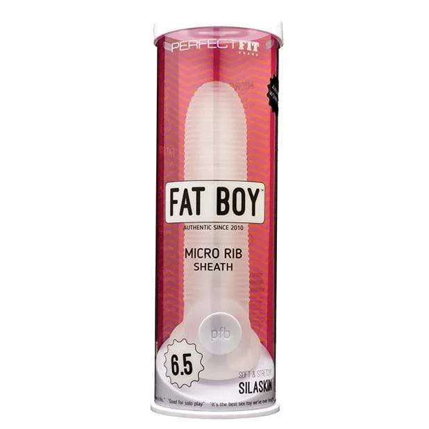 Perfect Fit - Fat Boy Micro Rib Sheath Cock Sleeve