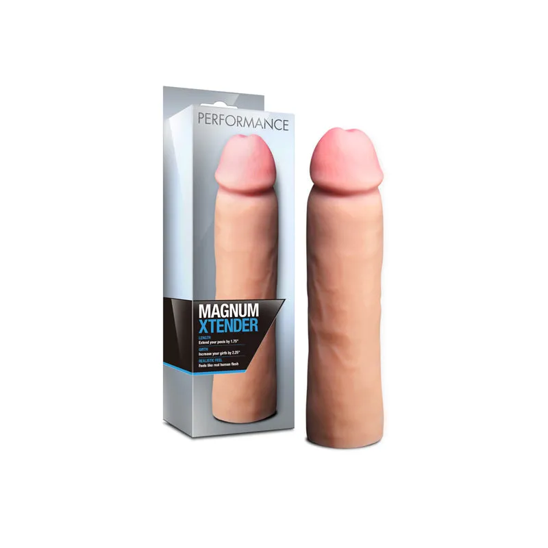 Performance Magnum Xtender 1.75 in. Penis Extender Sleeve Beige