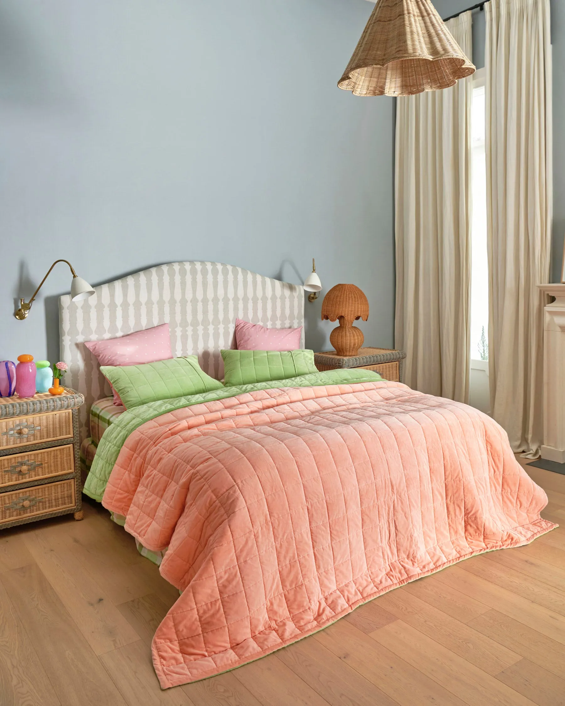 Polkadot Strawberry Organic Cotton European Pillowcases
