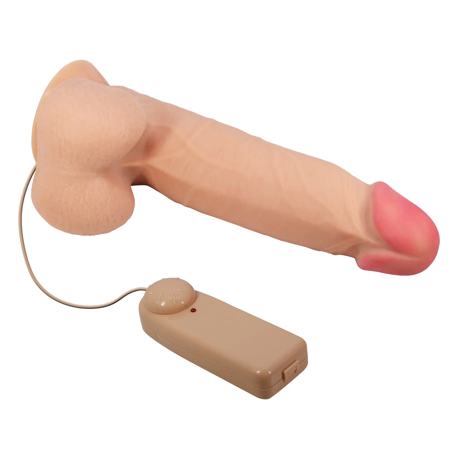 Pretty Love Sliding Skin 8.5 Vibrating Realistic Dildo Suction Cup Dong Sex Toy