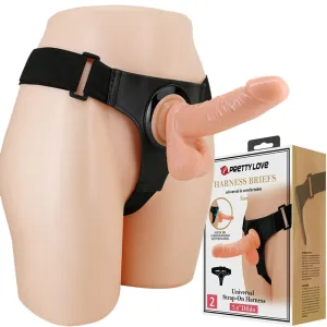 Pretty Love Universal Strap-On Harness 7.4 Dildo Set Lesbian Couples Sex Toy