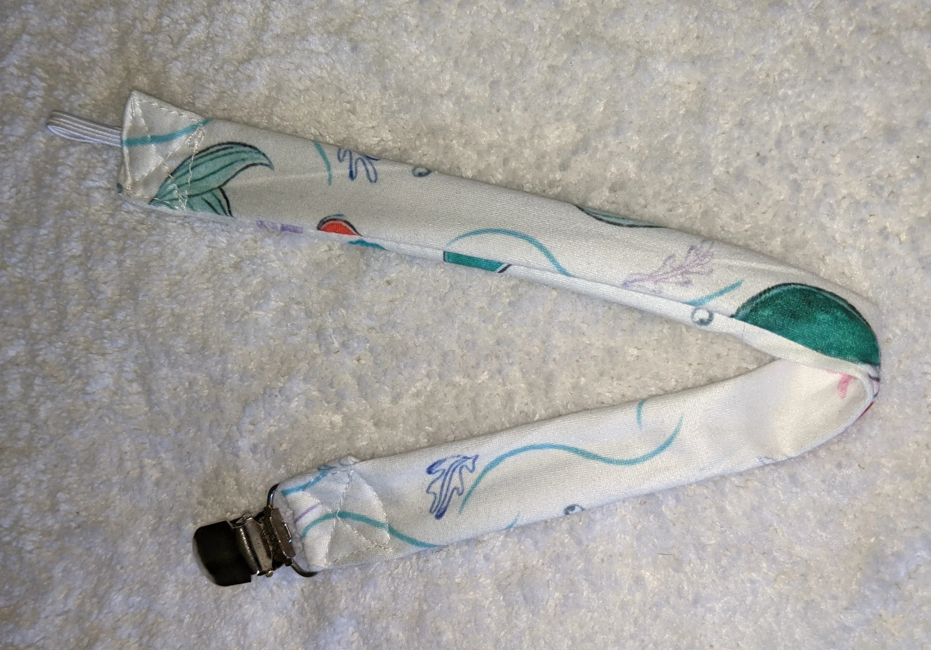 Princess Cartoon Fabric Pacifier Clips