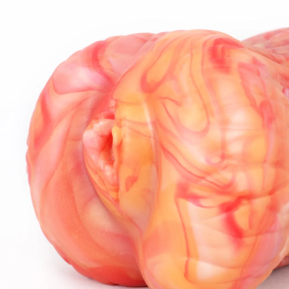 Realistic Vaginal Pussy Male Masturbator - Silicone Soft Penis Masturbation Sex Toy for Men