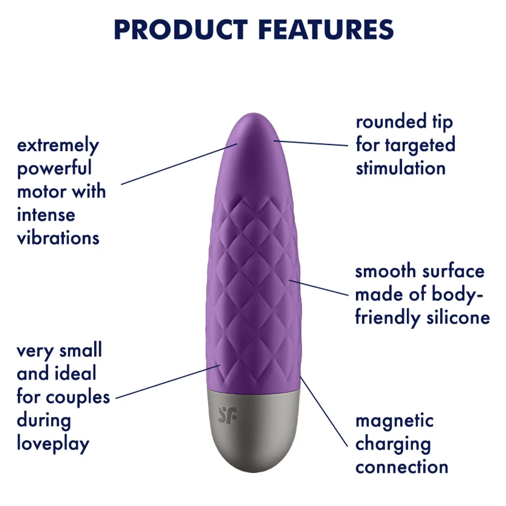 Satisfyer Ultra Power Bullet 5 Vibrator Purple Rechargeable