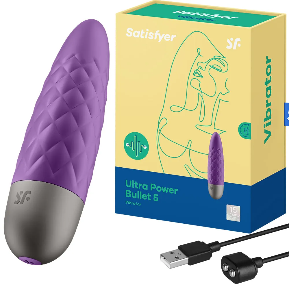 Satisfyer Ultra Power Bullet 5 Vibrator Purple Rechargeable