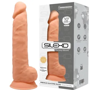SILEXD MODEL 1 FLESH 10 Realistic Silicone Dildo Balls Suction Cup