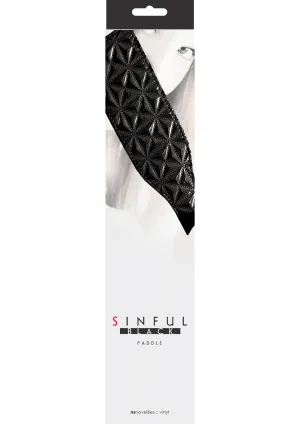 Sinful Paddle Black