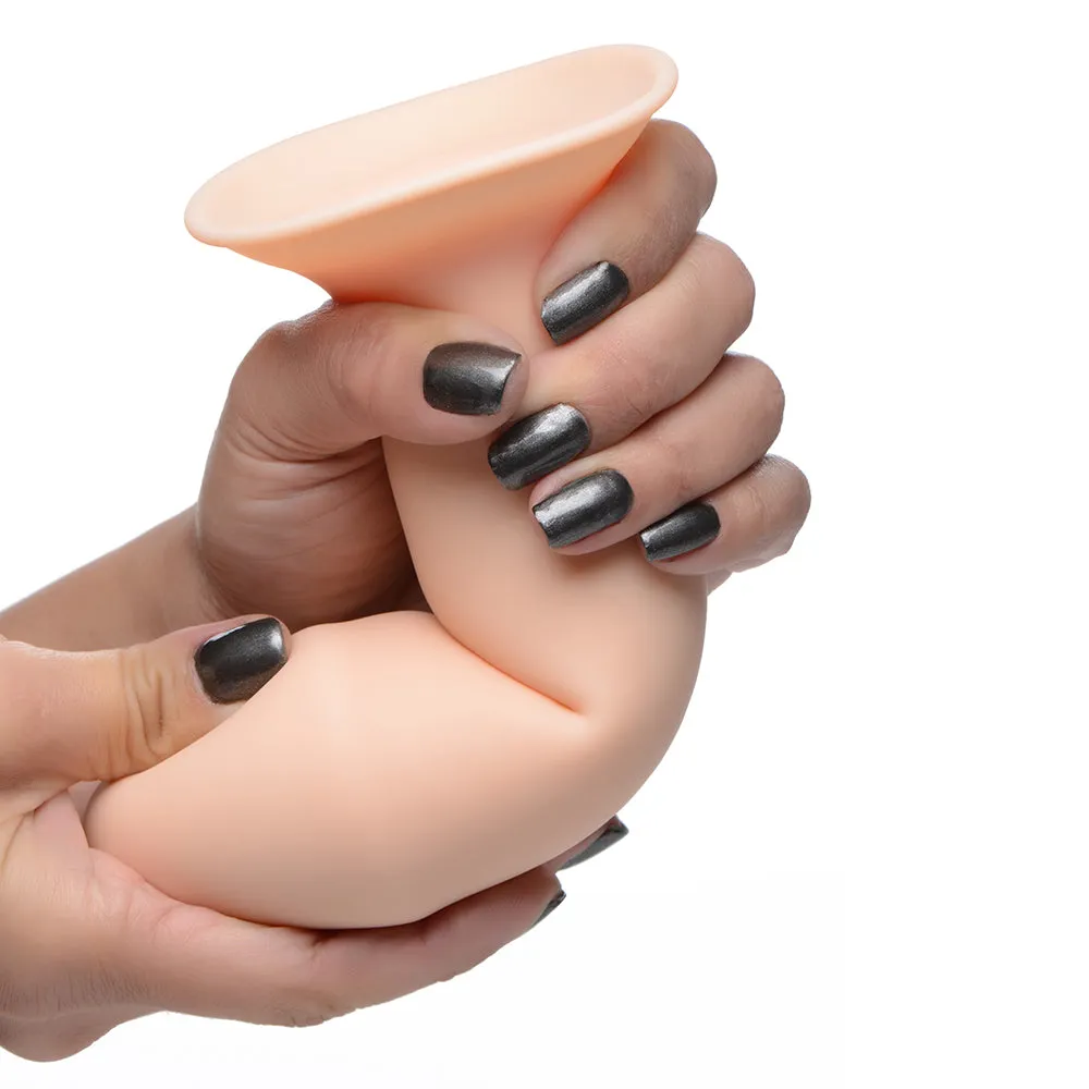 Squeeze-It Squeezable Thick Phallic Dildo Light