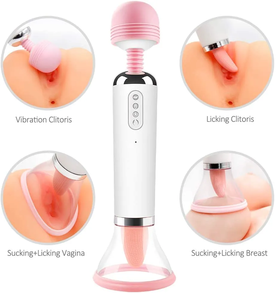 Tongue Joy Vibrator Original AV Licking Heating Massager